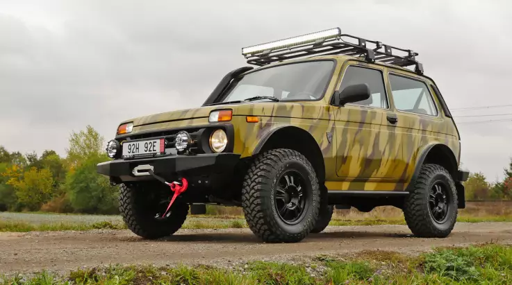 Camouflaged Vehicles Lada Niva